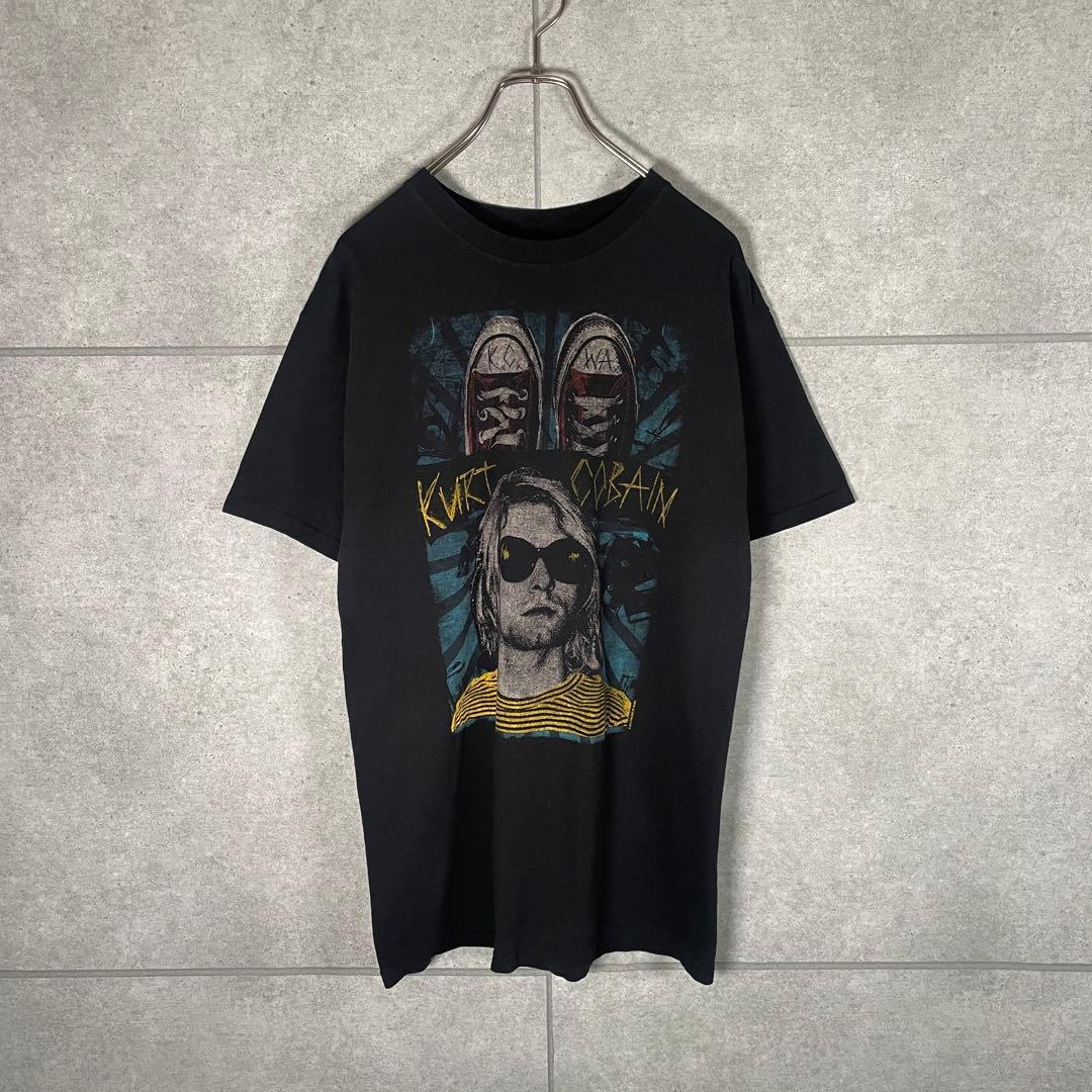 カート・コバーン　半袖　Tシャツ　ニルヴァーナ　NIRVANA　追倬　バンT