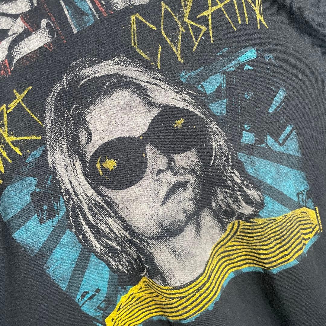 カート・コバーン　半袖　Tシャツ　ニルヴァーナ　NIRVANA　追倬　バンT