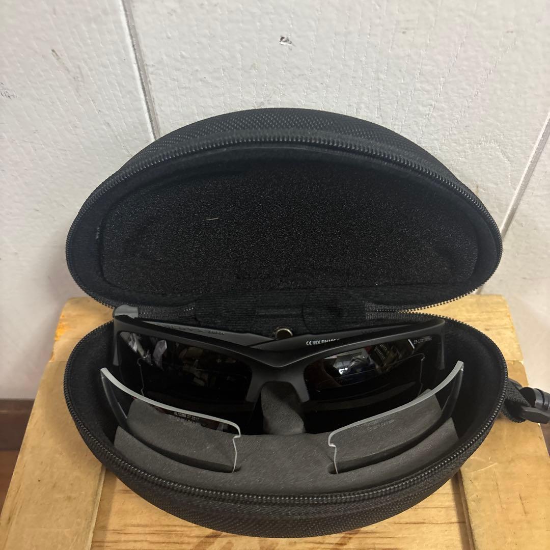 極美品　米軍　WILEY X VALOR APEL ブラック クリア レンズ