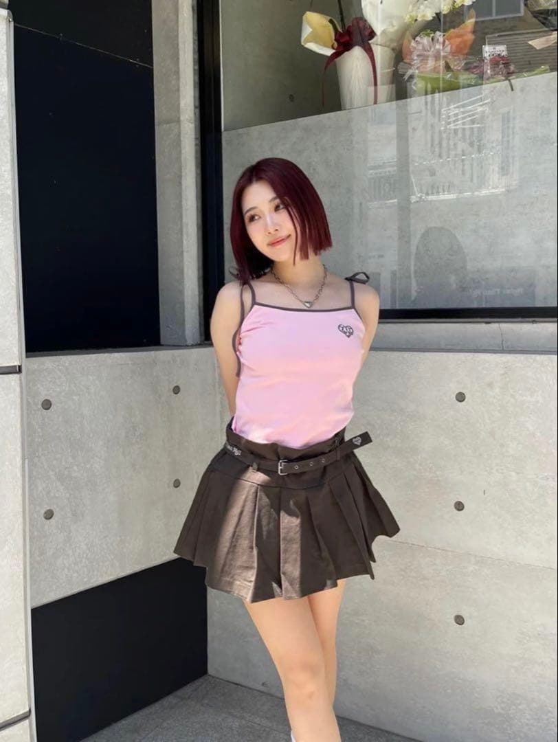 HTH ribbon camisole リボンキャミソール ピンク