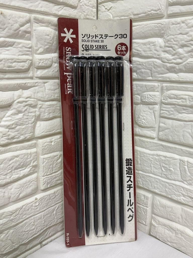 未使用 スノーピーク ペグハンマー pro s ソリッドステーク30 ケース