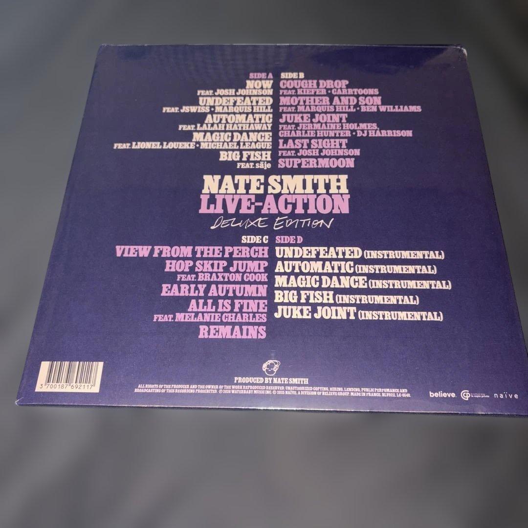 Nate Smith LPレコード Live-Action (Deluxe)