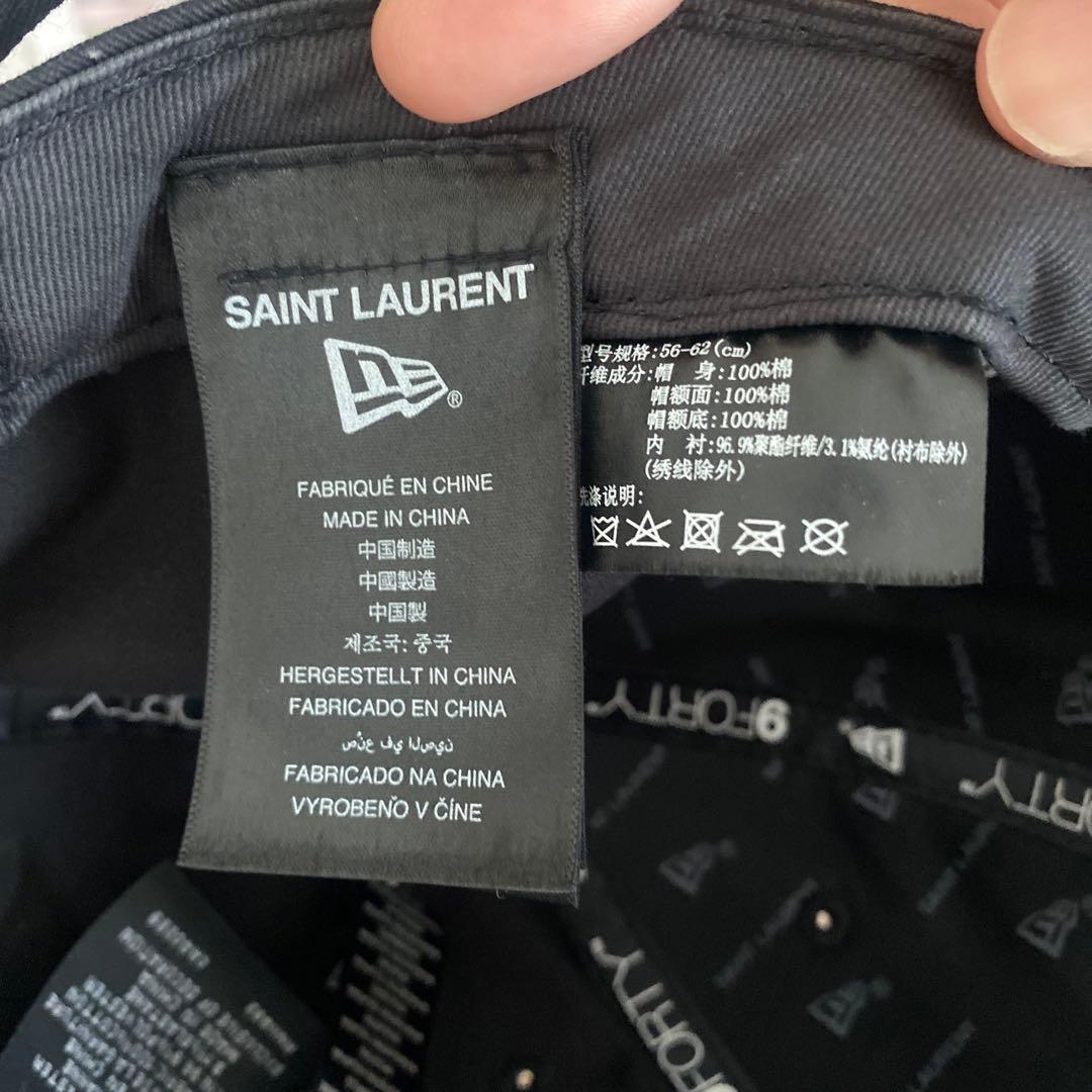 YSL イヴサンローラン ニューエラ モノグラム キャップ