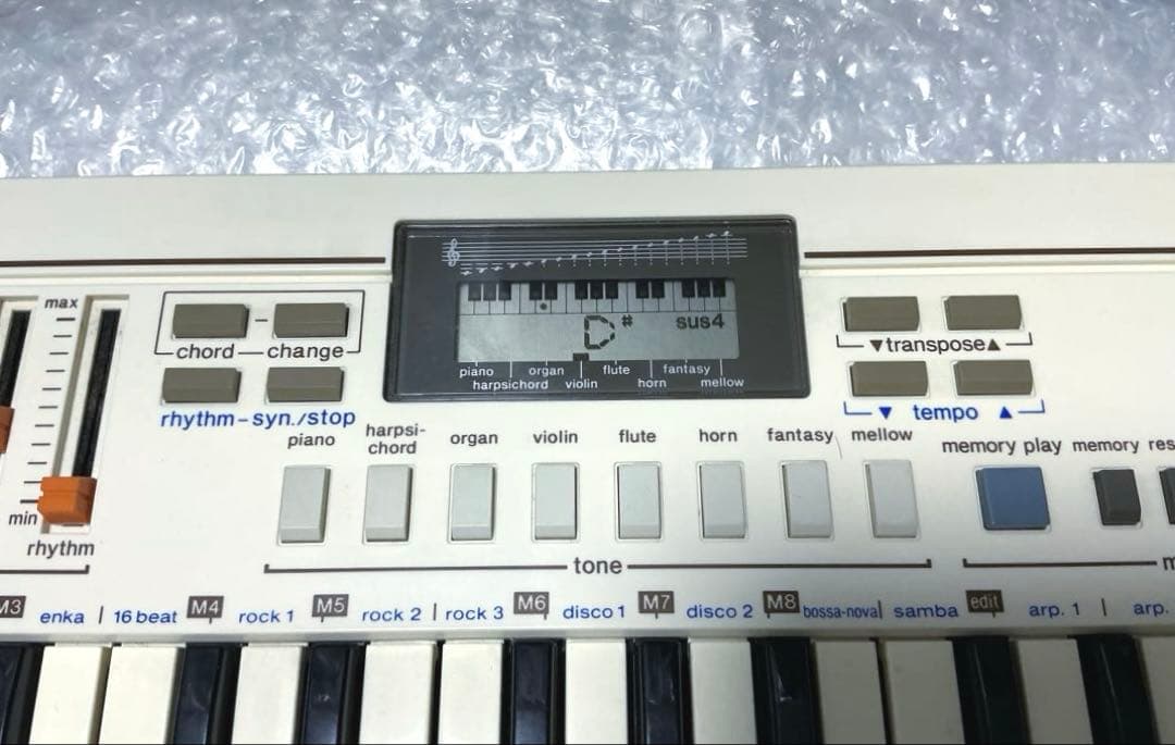 Casio PT-30☆セミアナログ式シンセサイザー☆1983年☆昭和レトロ☆