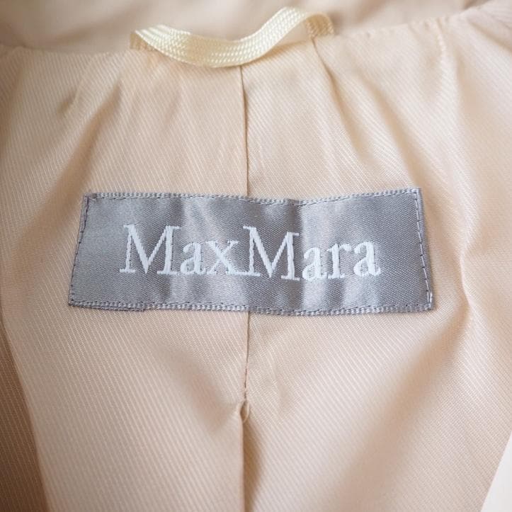 MaxMara マックスマーラ ベージュ ショートトレンチコート 38