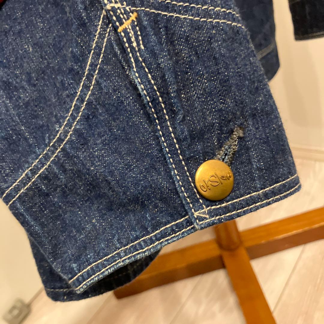 orSlow 1950's デニムカバーオール 金ボタン コットン サイズ1