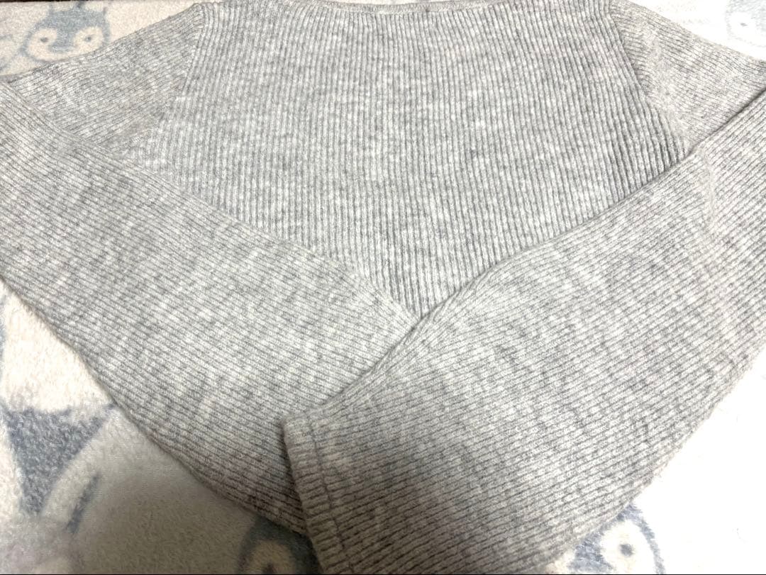 andmary アンドマリー Natalie ribbon set gray