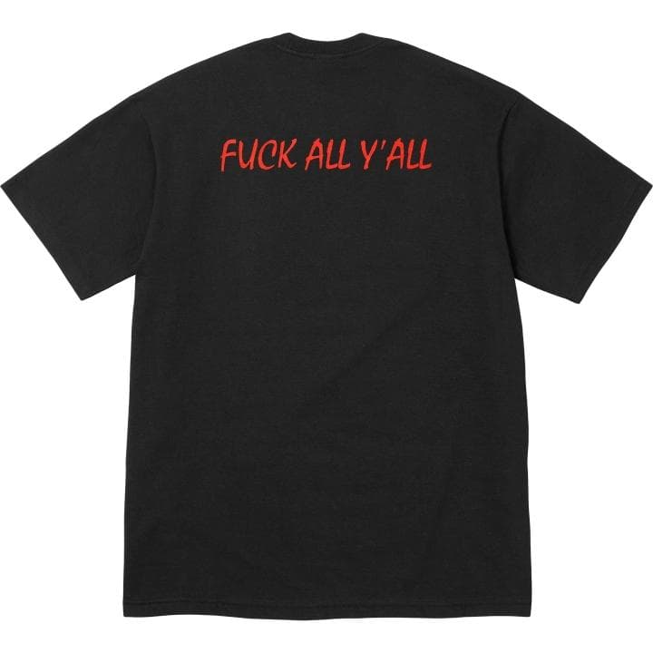 Supreme Split Tee Black Lサイズ 25FW