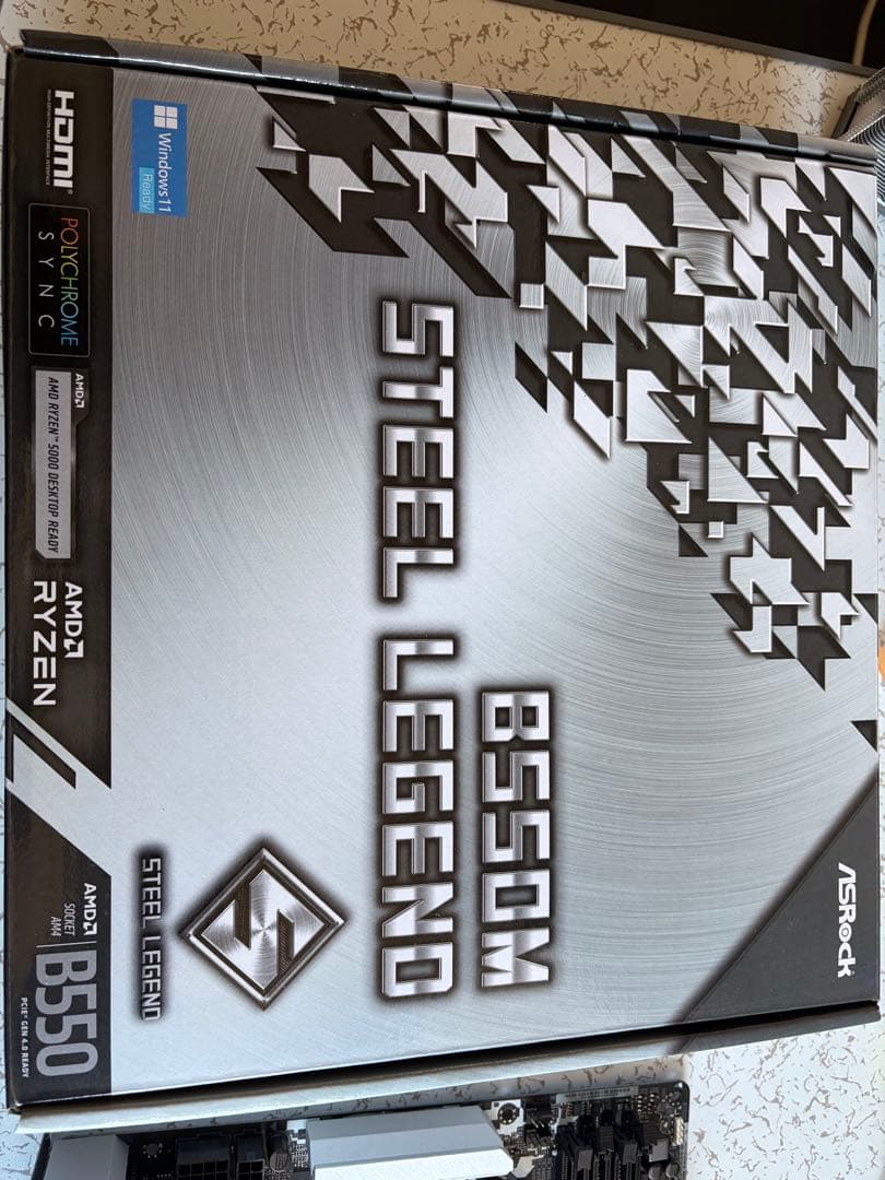 ASRock B550M STEEL LEGEND パーツセット
