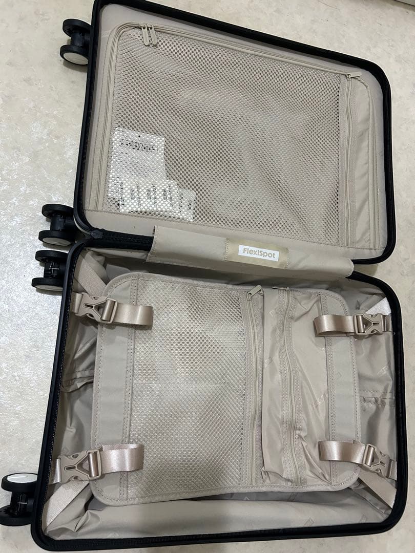 新品 FlexiSpot L3 キャリーケース 白×黒