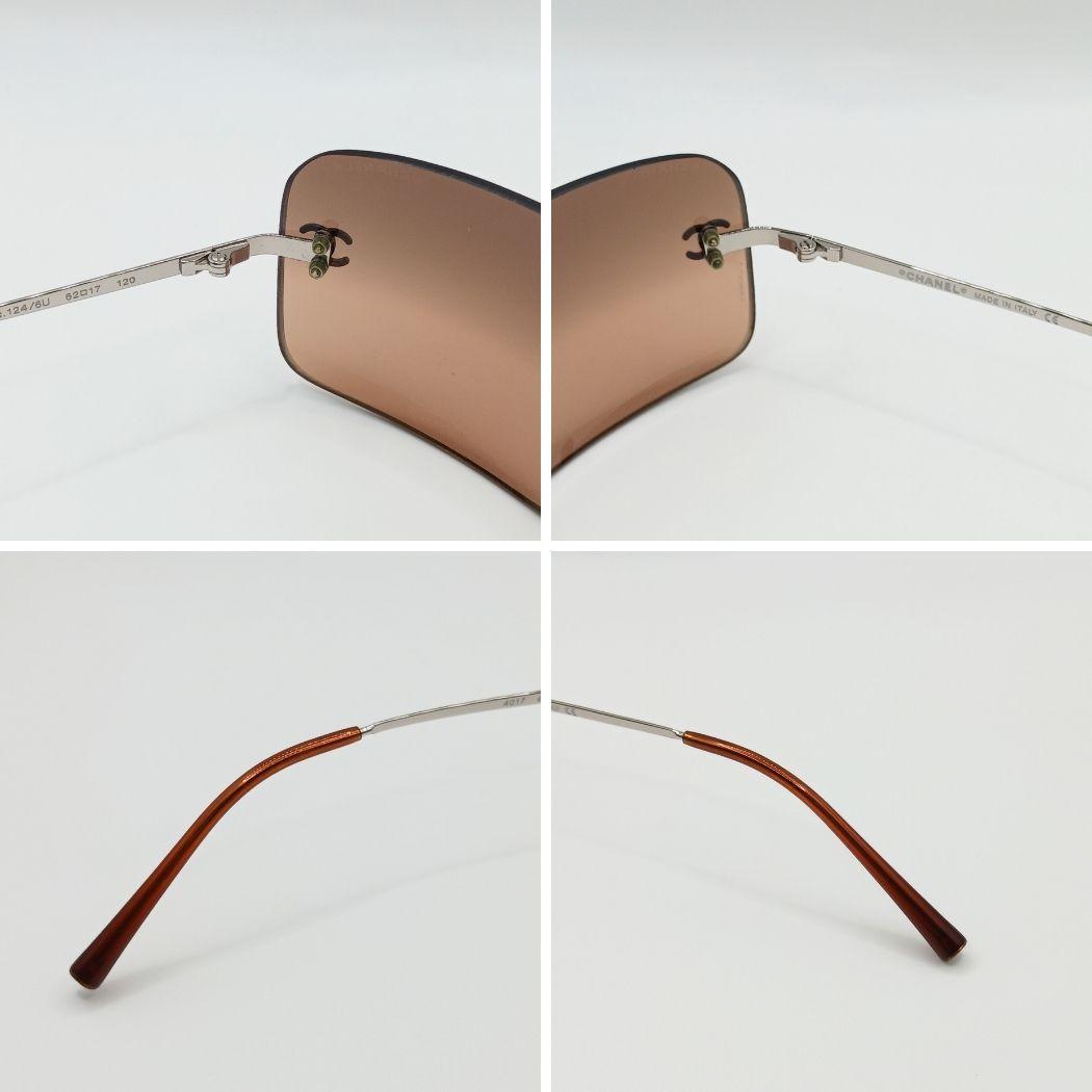 【美品】CHANEL シャネル 4017 ココマーク グラデーション サングラス