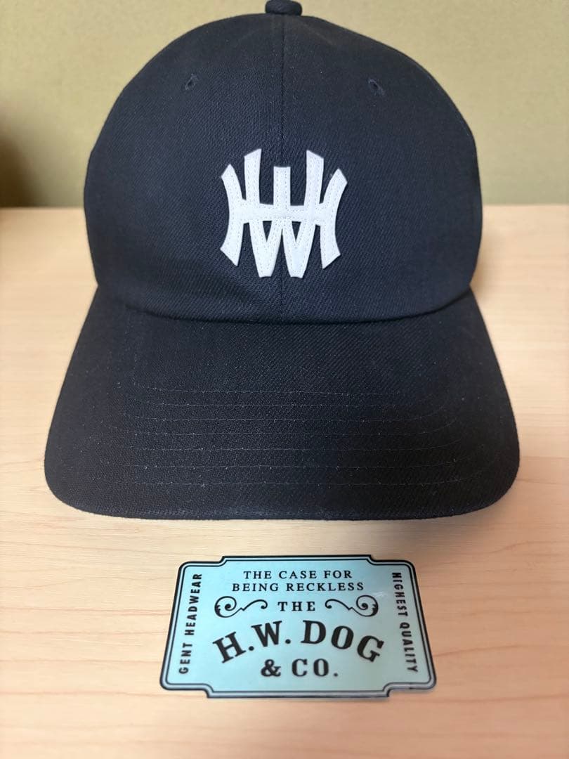 THE H.W.DOG&CO ベースボールキャップ 黒 90s BBCAP