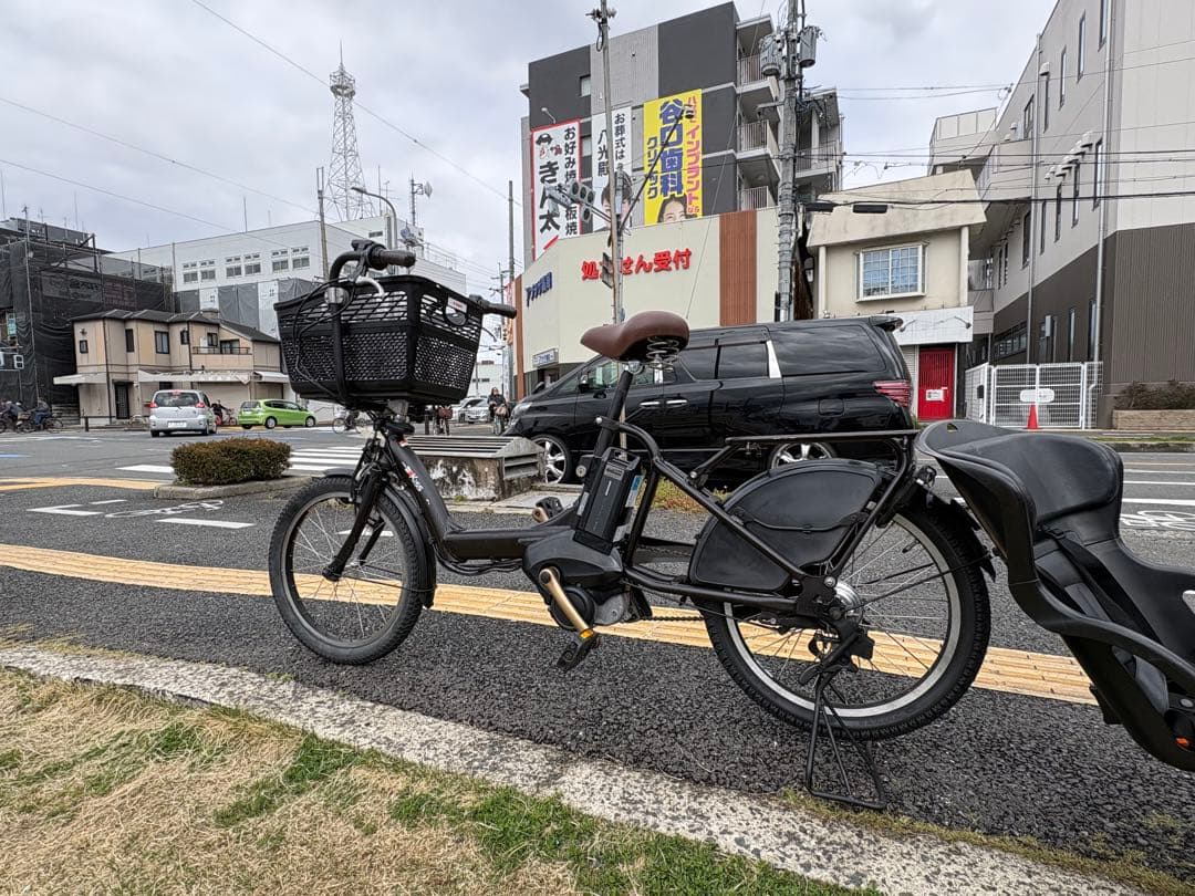076中古YAMAHA電動アシスト自転車　6.2Ah 大阪