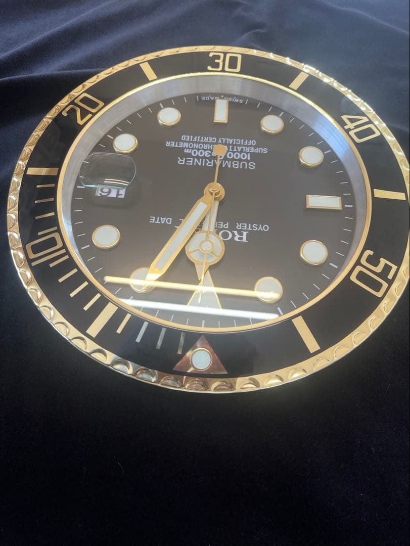 Rolex サブマリーナ　金　掛け時計