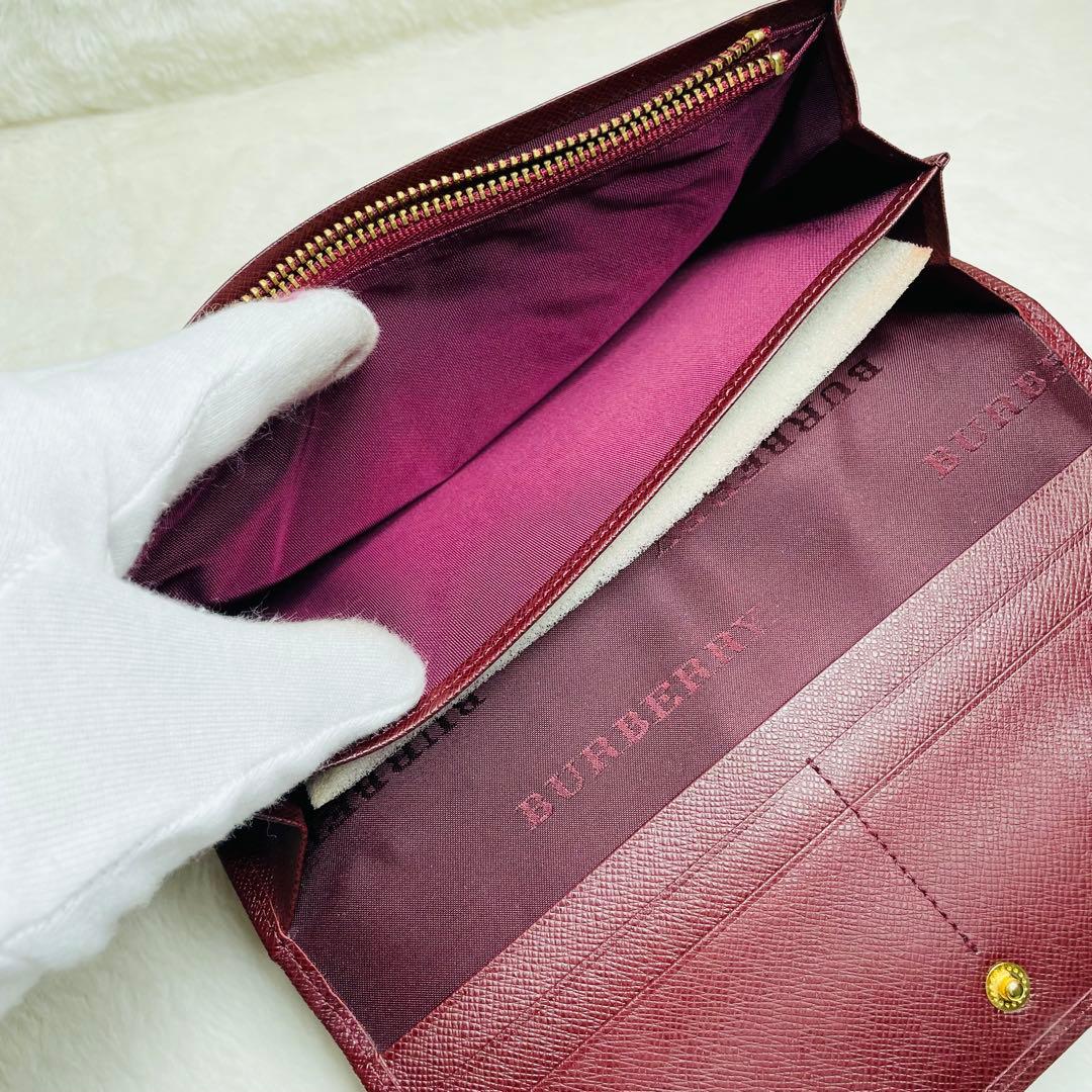 新品未使用箱付✨正規品BURBERRY 長財布　二つ折り　ノバチェック　おしゃれ