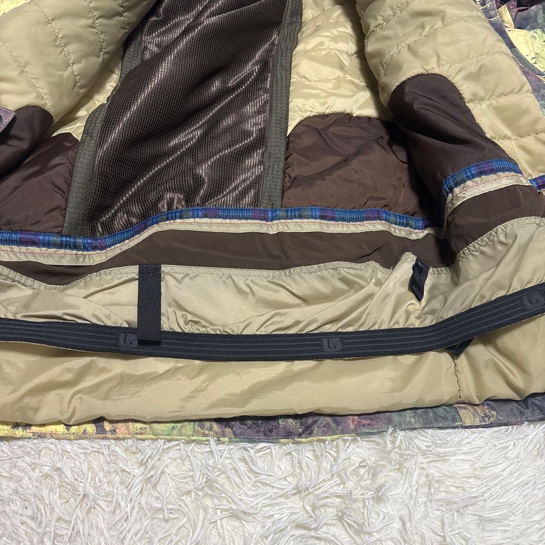 BURTON バートン 総柄カモ スノーボードジャケット フード付き 2722