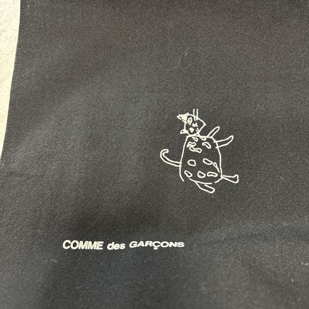 COMME des GARCONS コムデギャルソン 猫イラスト ウールストール