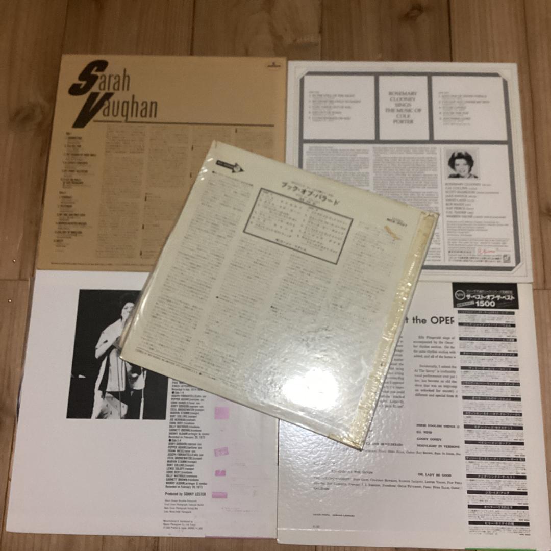 ジャズ【ボーカル】Re1003-8　Jazz レコード 5枚セット