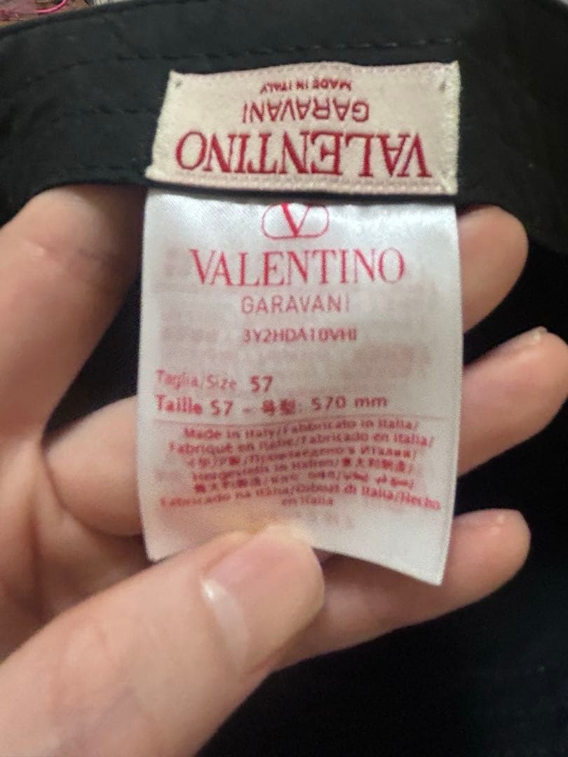 VALENTINO GARAVANI Vロゴキャップ　サイズ57 未使用品