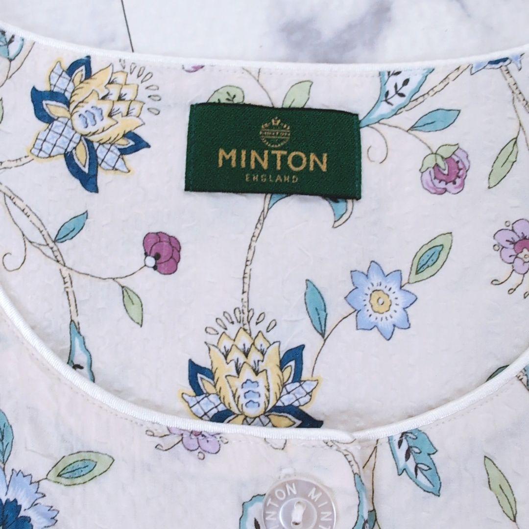 【MINTON】ミントン　涼しい夏パジャマ 花柄 Mサイズ　ルームウェア