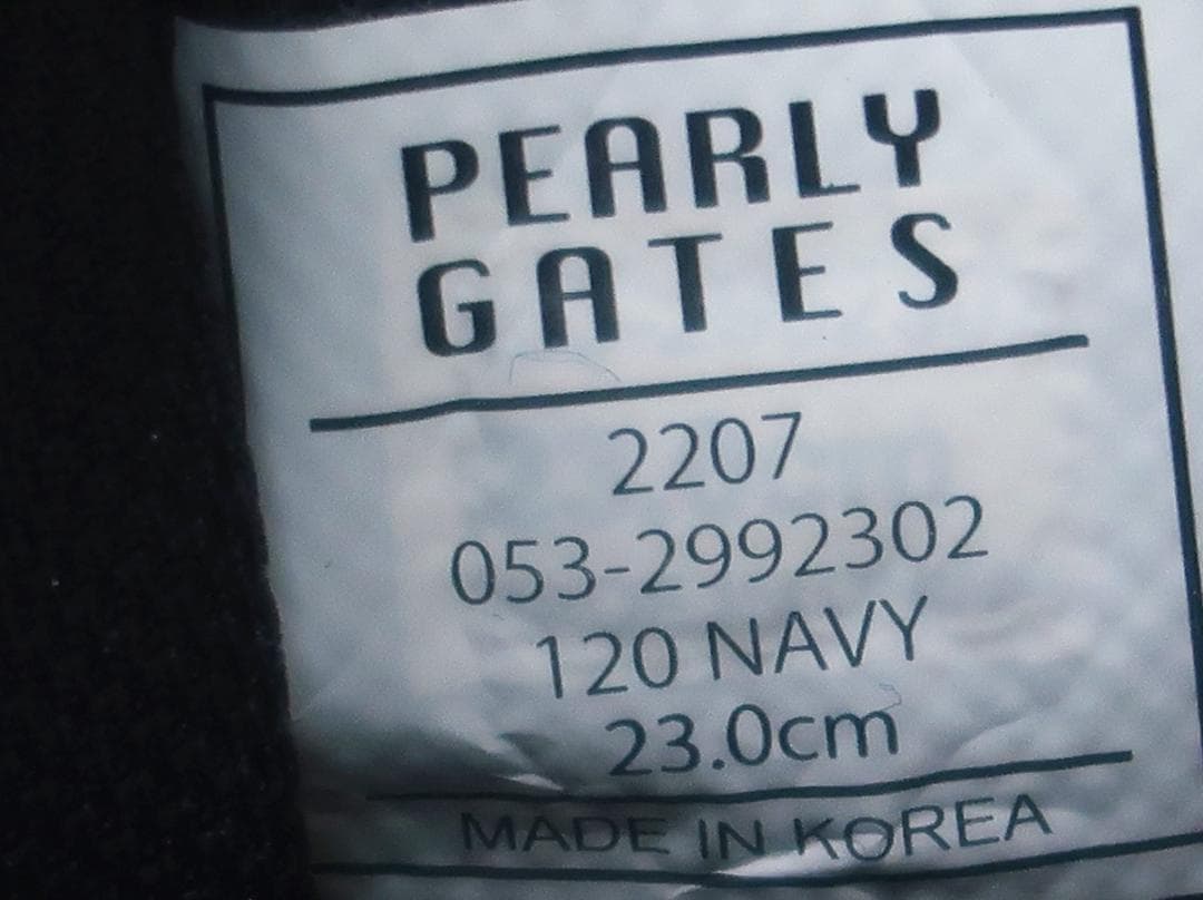 美品 PEARLY GATES ゴルフシューズ ミドルカット【G】.