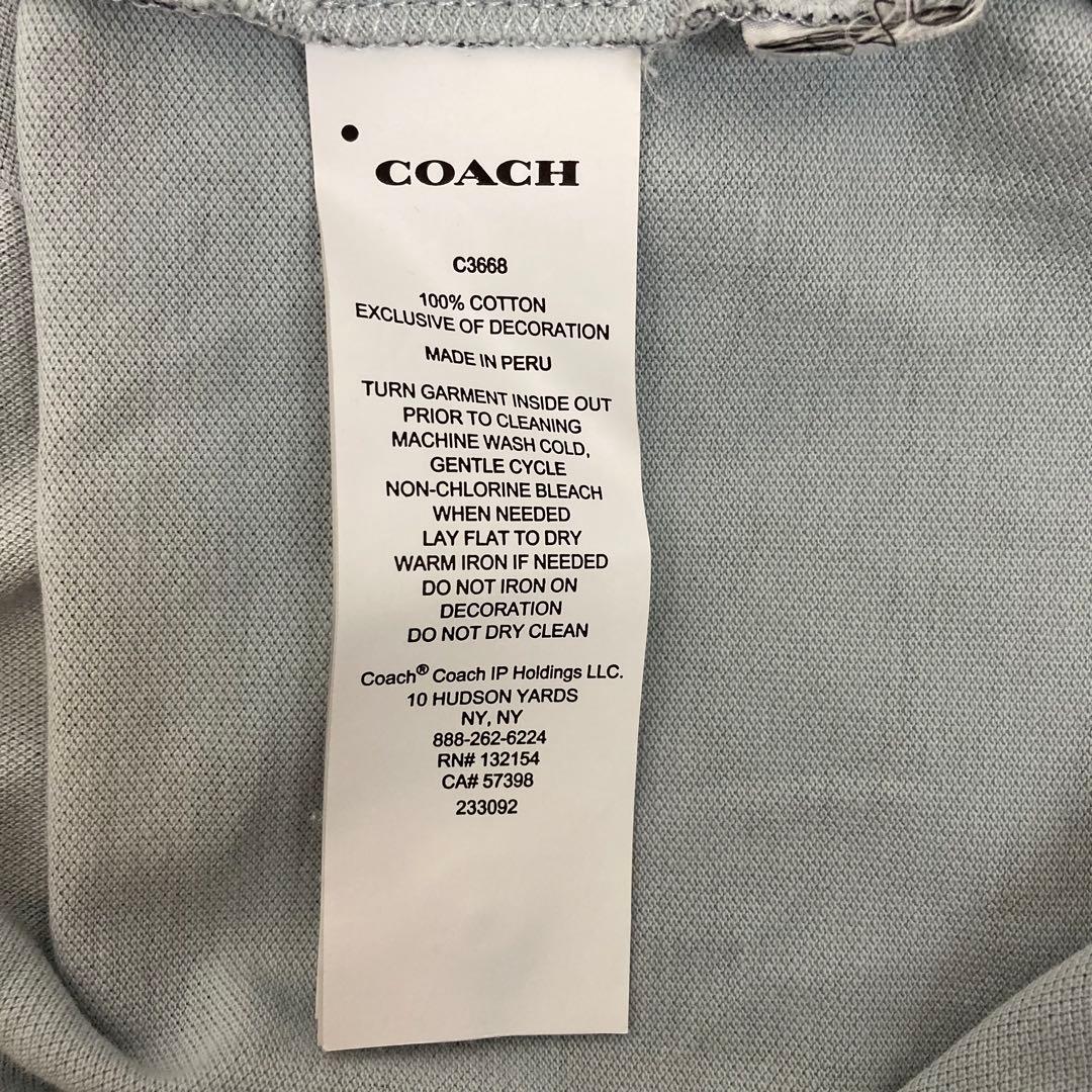 【定番人気モデル】COACH コーチ 総柄ポロシャツ シグネチャーピケC3668