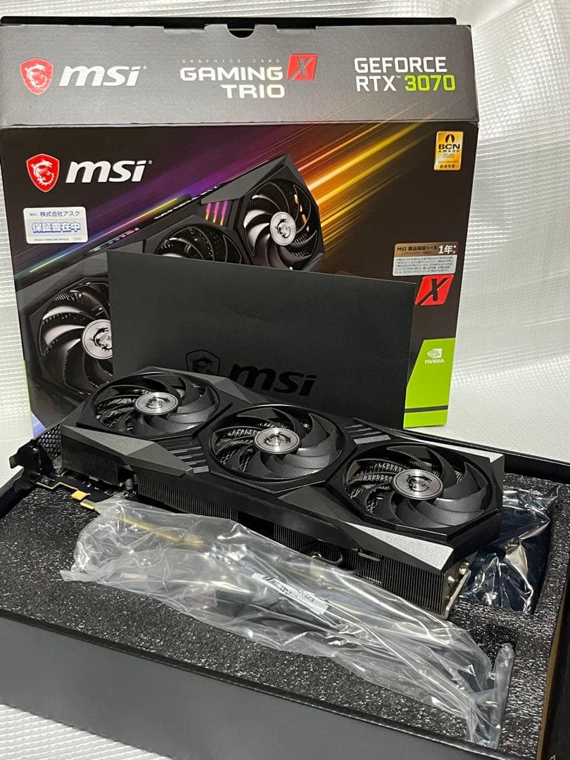 グラフィックボード・グラボ・ビデオカード MSI GeForce RTX 3070 GAMING X TRIO