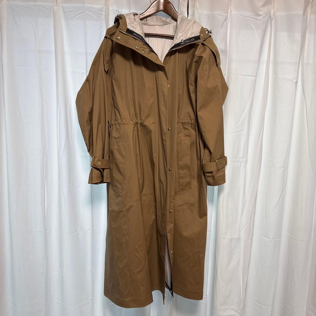 MONCLER スプリングコート　ロングコート　パーカー　ジャケット