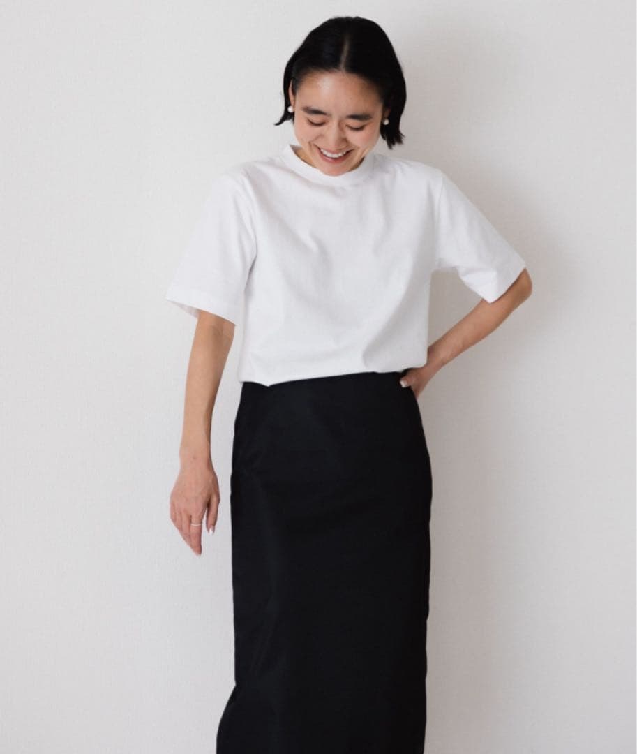 スタイリスト金子綾×ATONスペシャルコラボTシャツ02 白