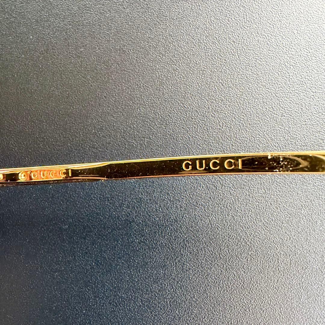 GUCCI グッチ サングラス リムレス サングラス ケース付き Gロゴ