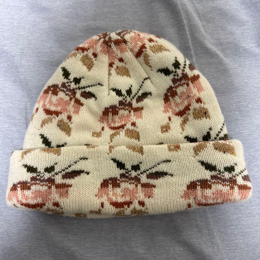 Supreme 花柄 ニット帽