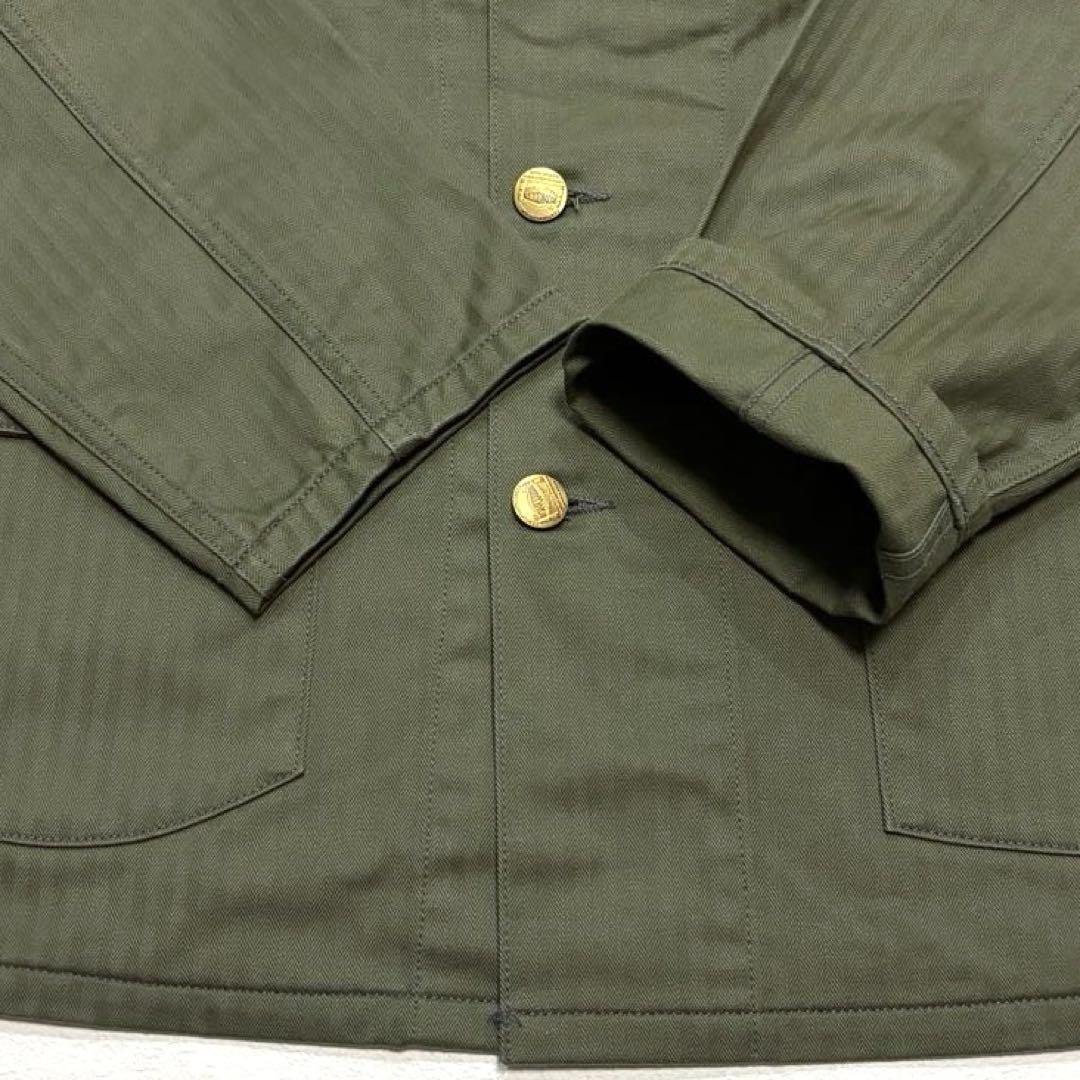 日本製 40 新品 Coverall U.S. Army Herringbone