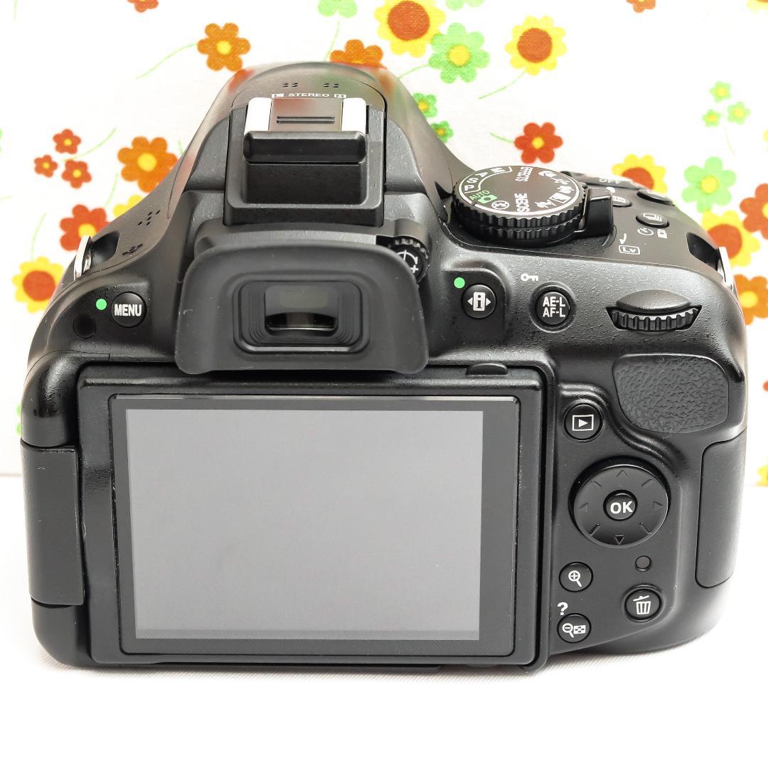 ニコン Nikon D5200☆高画質一眼レフ☆スマホ転送可☆動画撮影可！