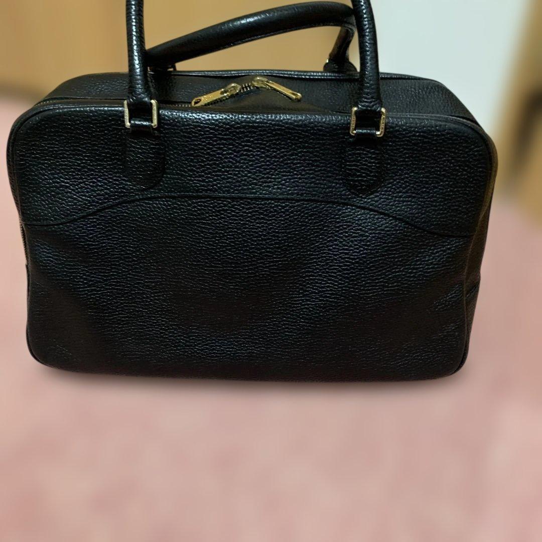 再値下げ極美品タグ付き✨A.D.M.J. スワロフスキー ボストンバッグ 黒