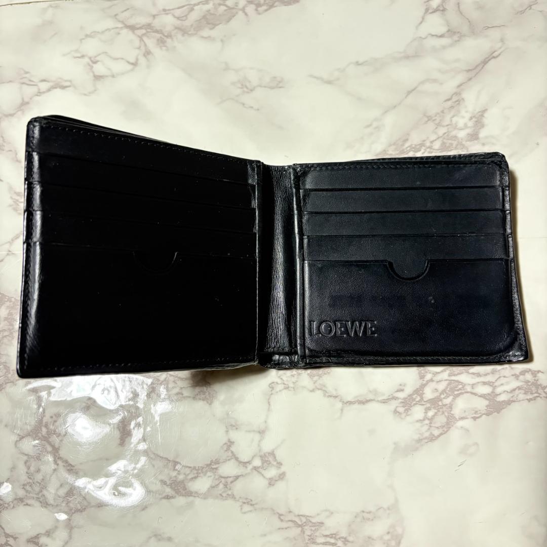 【早い者勝ち】ロエベ 財布 バイフォールド カーキ 箱 冊子 #B656