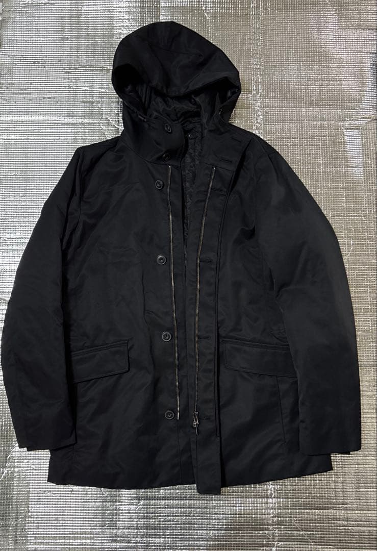 theory フード付き モッズ風コート