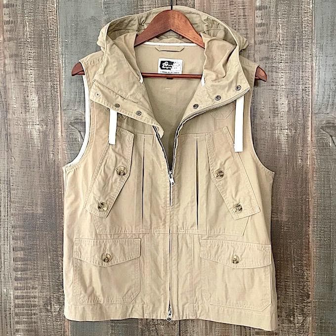 ENGINEERED GARMENTS　フード付ベスト　 Sサイズ