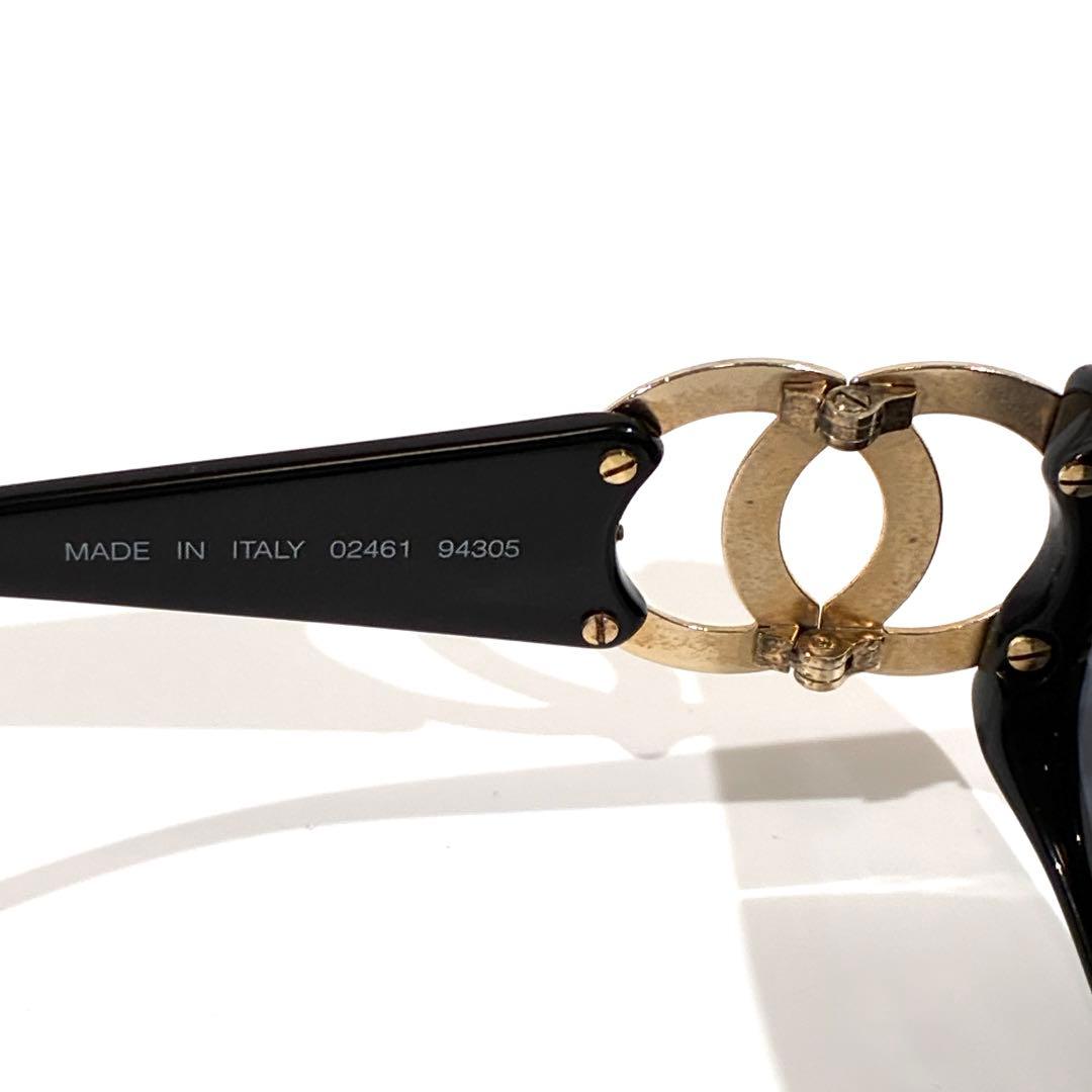 CHANEL シャネル サングラス ココマーク ゴールド金具 ブラックフレーム