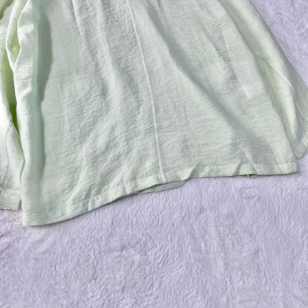 新品✨CLANE SHEER TAILORED SHIRT シルク混素材