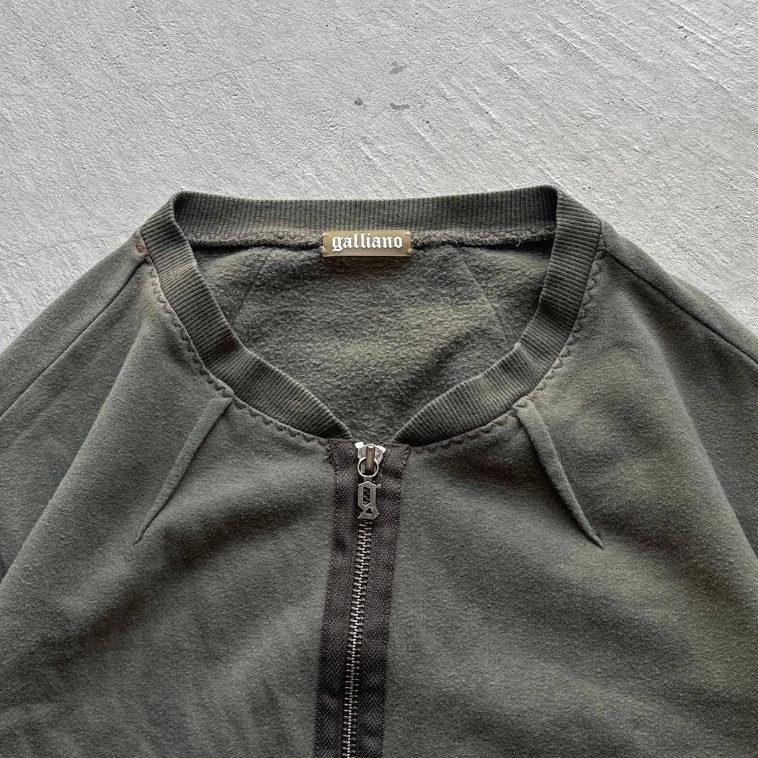 ジャケット・アウター john galliano khaki zip pochette jacket