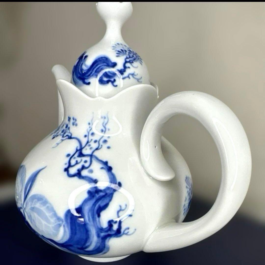 未使用品　マイセン　Meissen ブルーオーキッド　ティーポット