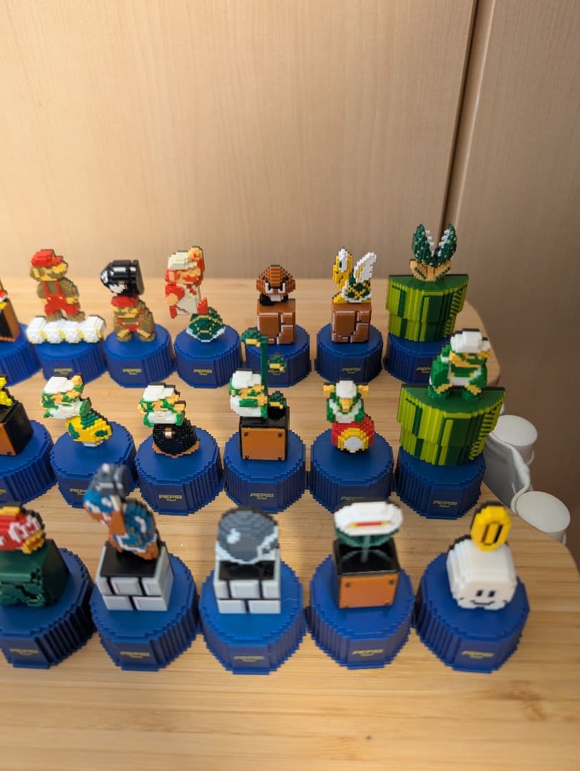 スーパーマリオ ペプシ ボトルキャップ コンプリートセット