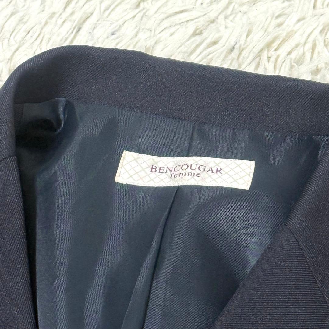 BENCOUGAR femme 紺ブレ ジャケット 金ボタン サイズL