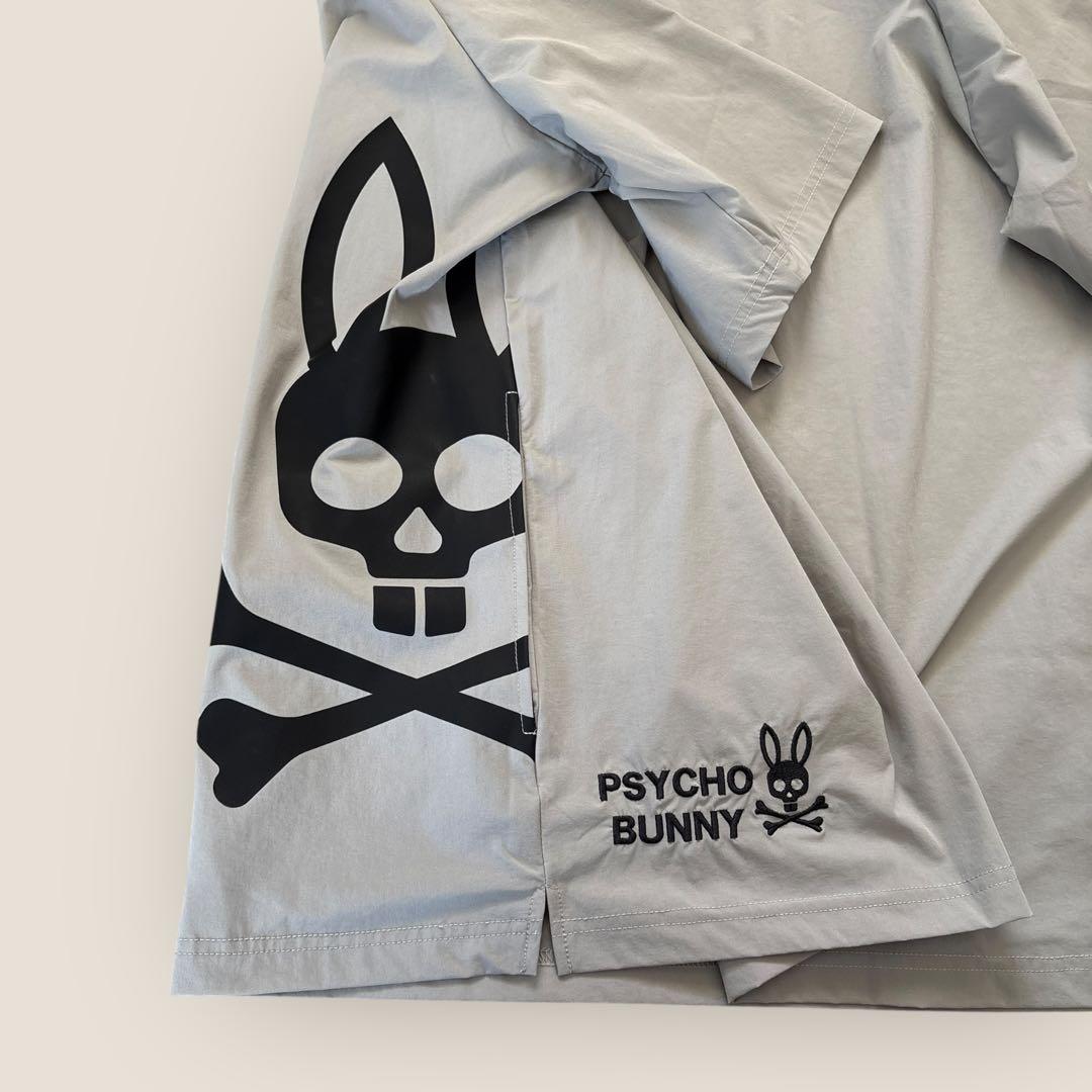 PSYCHO BUNNY GOLF BIG BUNNYロゴ モックネックTシャツ
