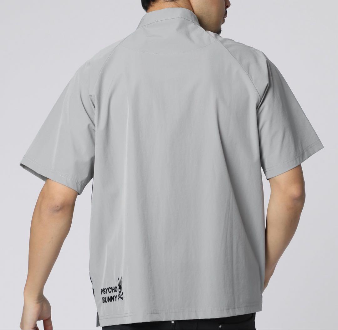 PSYCHO BUNNY GOLF BIG BUNNYロゴ モックネックTシャツ