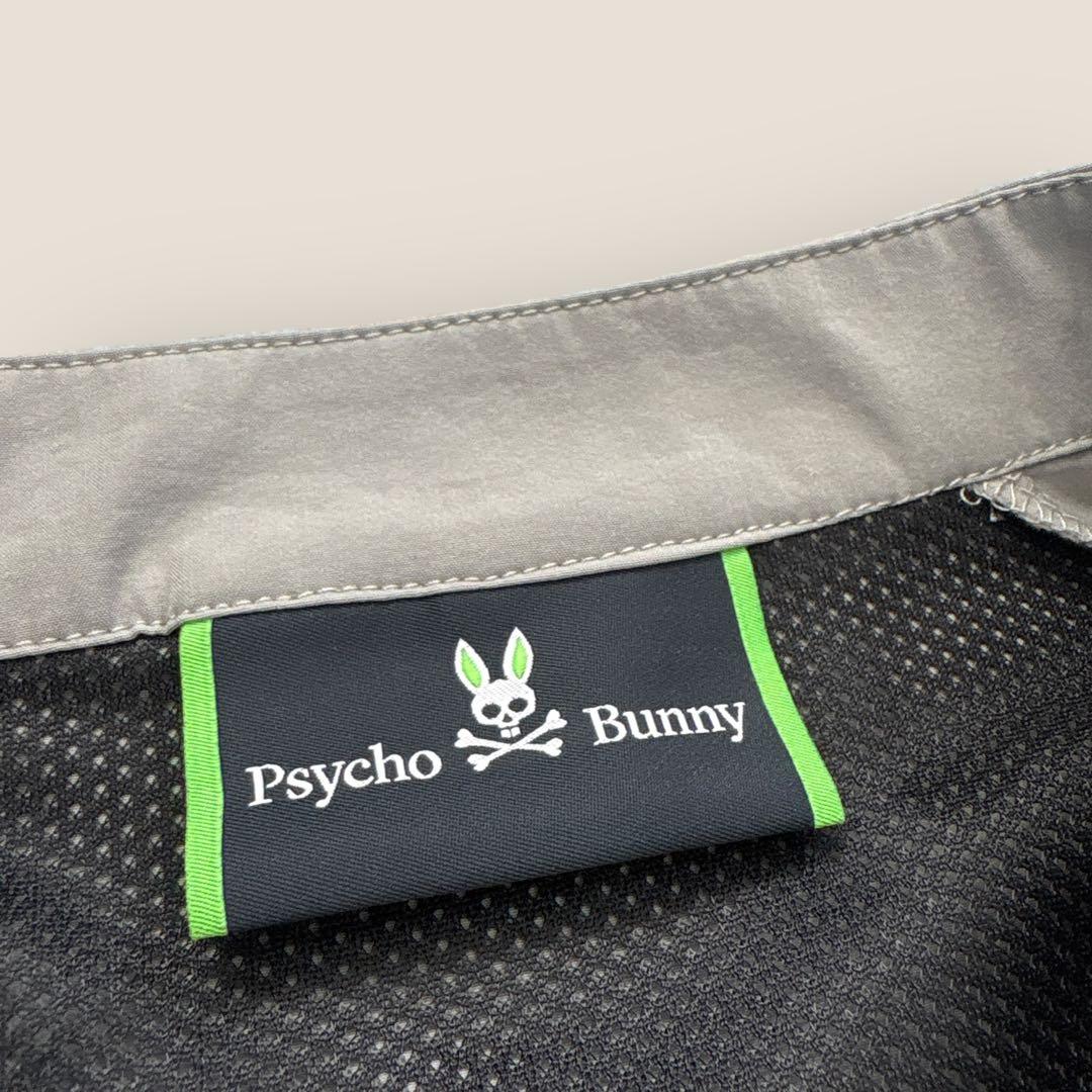 PSYCHO BUNNY GOLF BIG BUNNYロゴ モックネックTシャツ
