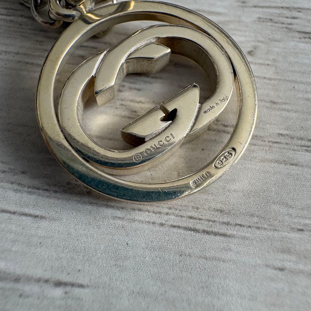 G*I様 美品✨GUCCI グッチ シルバー ドッピア G ロゴ シルバー ネッ