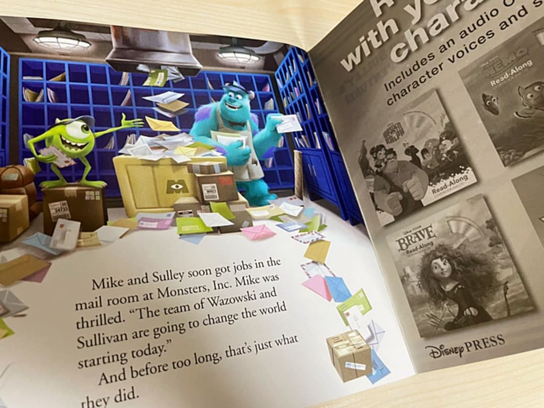 アニメ Monsters University Read-Along Storybook