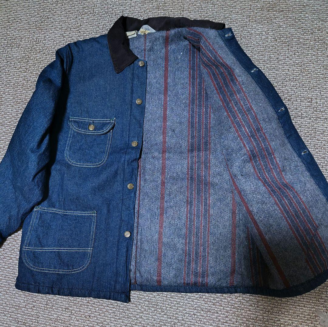 未使用品70s∼KEY IMPERIAL USA製ブランケット裏地カバーオール