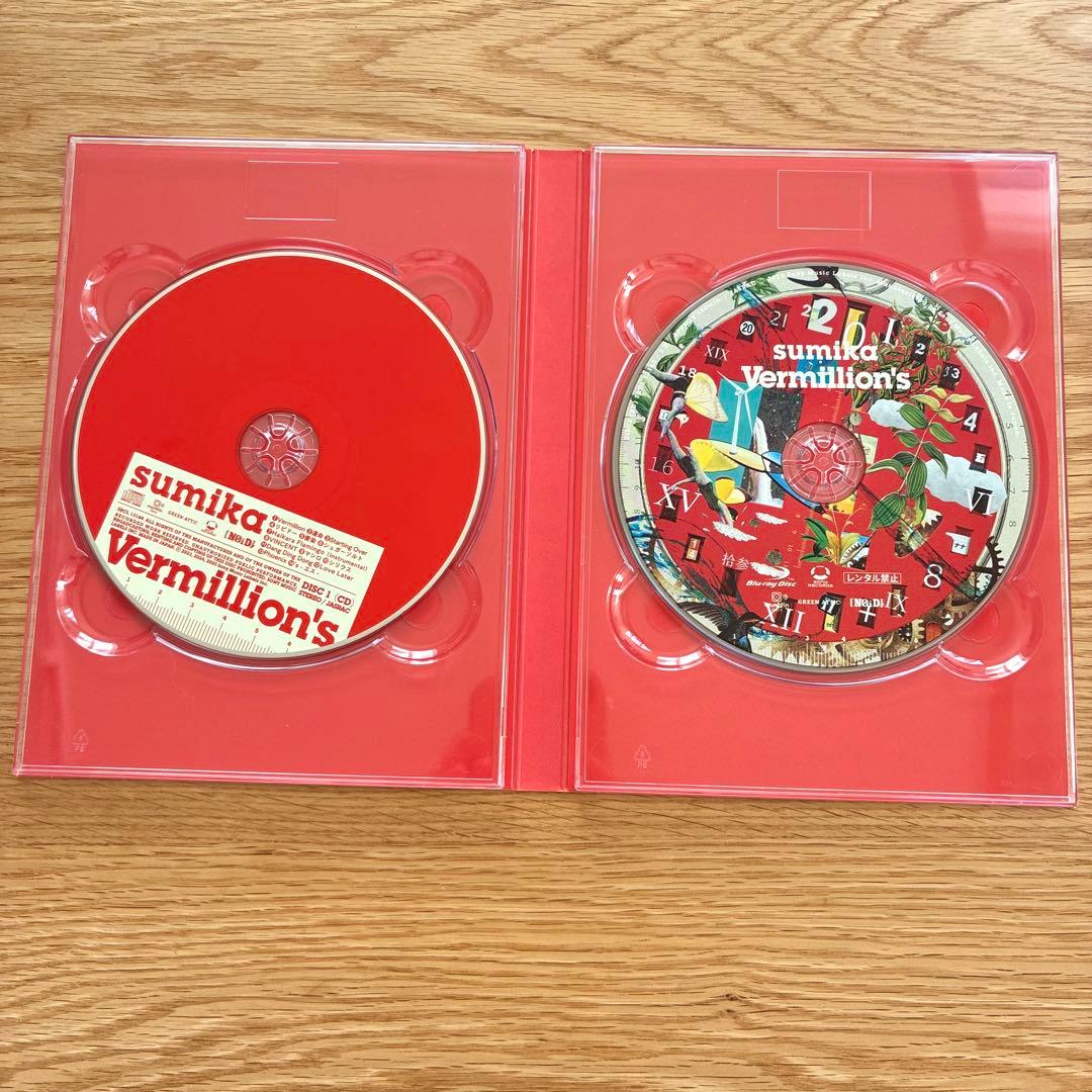 sumika Vermillion’s 初回生産限定盤 CD+Blu-ray